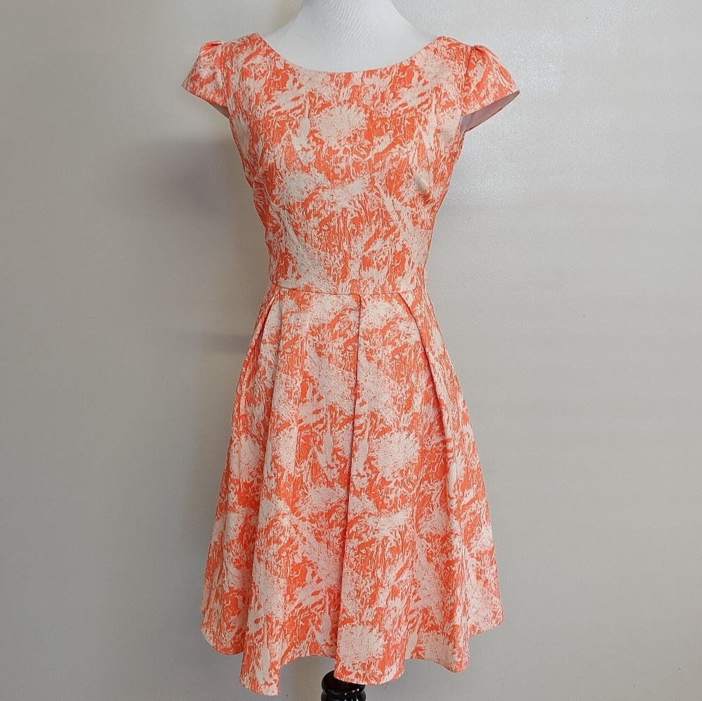 Like New Betsey Johnson Cap Sleeve Skater Dress